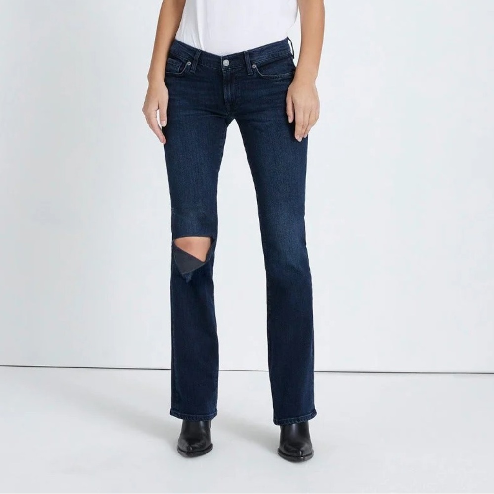 NWT 7 For All Mankind Dark Blue Women's Jeans Size 24
